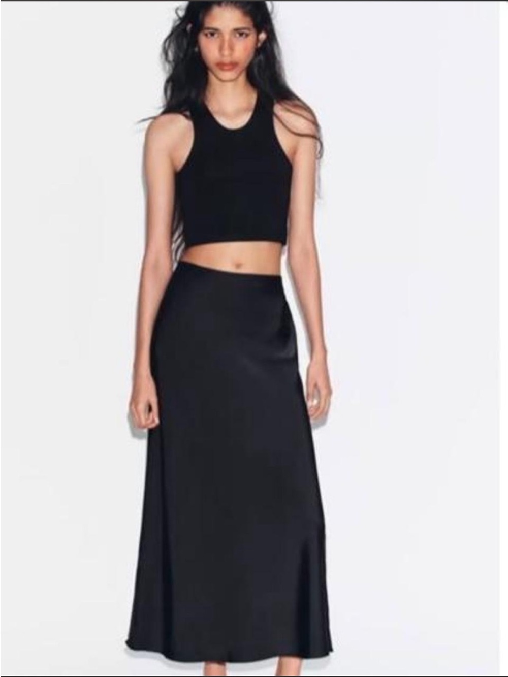 Zara Black Maxi Skirt - Picture 5 of 7